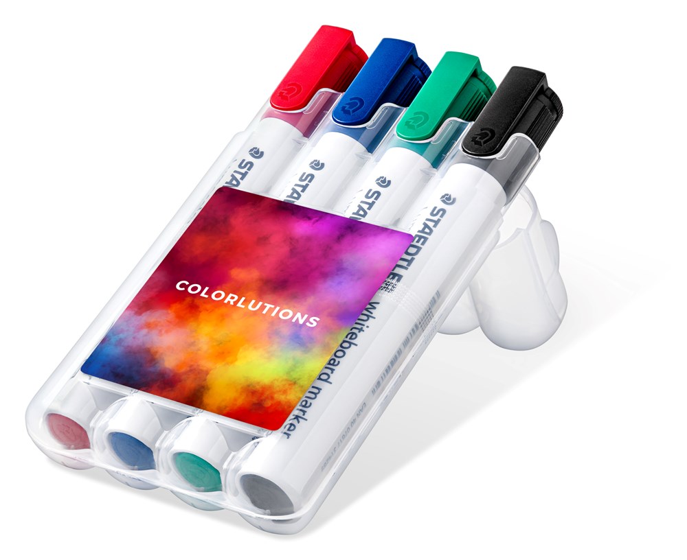 Lumocolor® whiteboard marker, 4er Box (Rundspitze)